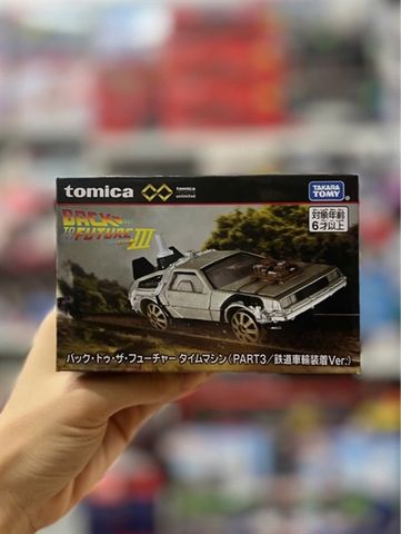  Tomica Unlimited 01 Back To The Future PART 3 Time Machine 