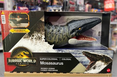  Khủng long JGB51 Jurassic World Rebirth Super Colossal Mosasaurus Action Figure 