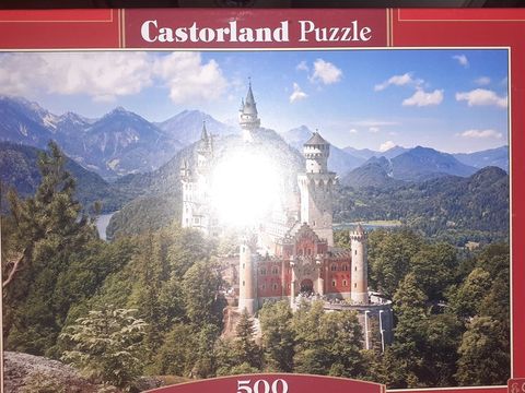  Xếp hình puzzle cảnh quan lâu đài Neuschwanstein, Đức 500 mảnh CASTORLAND B-53544 
