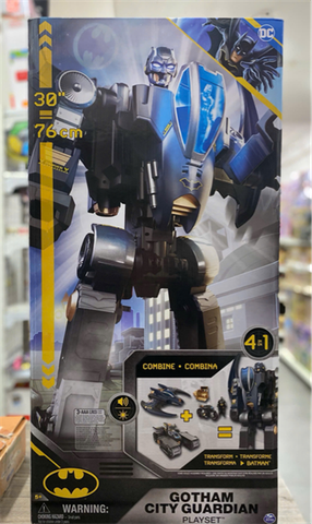  Bộ đồ chơi DC Batman Gotham City Guardian 4-in-1 Playset 30” Lights & Sounds 
