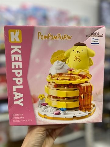  Đồ Chơi Lắp Ráp KEEPPLAY Sanrio PomPomPurin - Banana Pancake K20862 