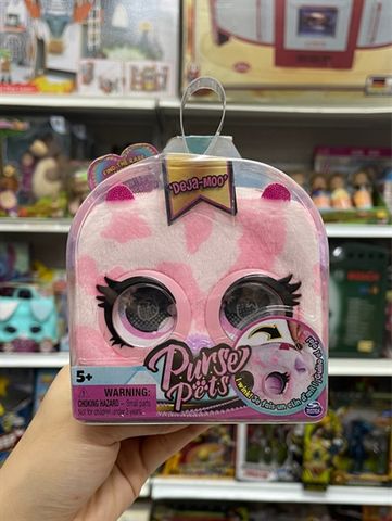  6064531 Purse Pets Micro Cow Purse Interactive Toy 