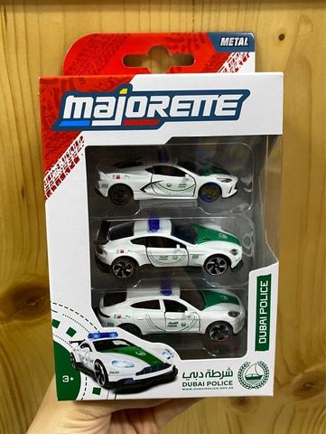  8503104001047 Đồ Chơi Xe Mô Hình MAJORETTE Dubai Police 3 Pieces Set 