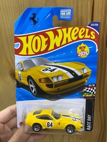  JBC19 Hot Wheels Ferrari 365 GTB4 Competizione Yellow 