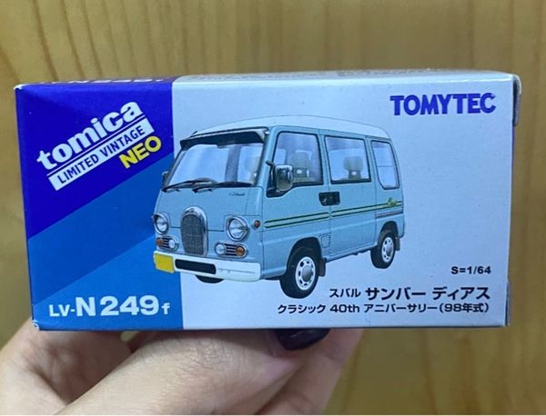  TOMYTEC LV-N249f Subaru Samber Diaz Classic 40th Anniversary (Light Blue/White) 