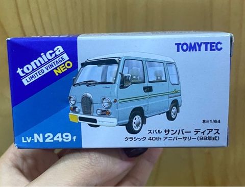  TOMYTEC LV-N249f Subaru Samber Diaz Classic 40th Anniversary (Light Blue/White) 