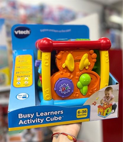  Khối lập phương học tập VTech Busy Learners Activity Cube - English Edition 