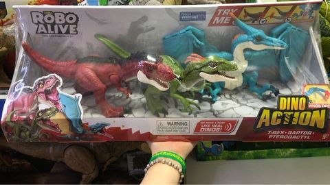  Robo Alive Dino Action Pterodactyl, Raptor & T-Rex Robotic 