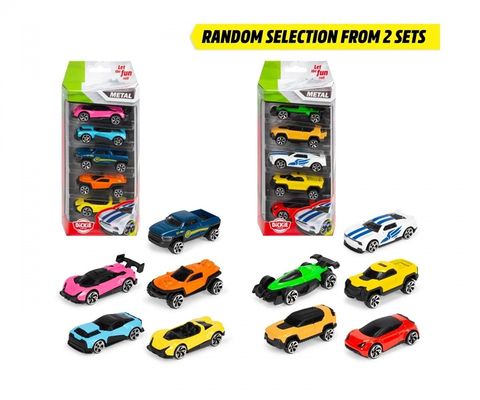  Bộ 5 Đồ Chơi Xe Mô Hình DICKIE TOYS Die-cast Vehicles 5 Pack 