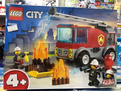  Lego city 60280 - Xe Thang Chữa Cháy 