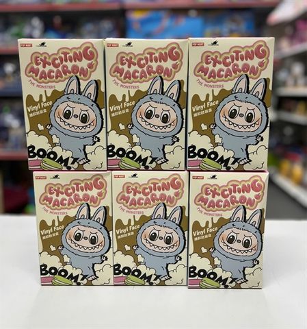  POP MART The Monster Tasty Macarons Vinyl Face LABUBU 