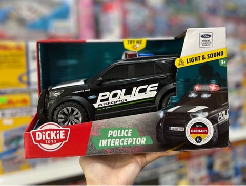  203714018 Đồ Chơi Xe Cảnh Sát DICKIE TOYS Ford Police Interceptor 