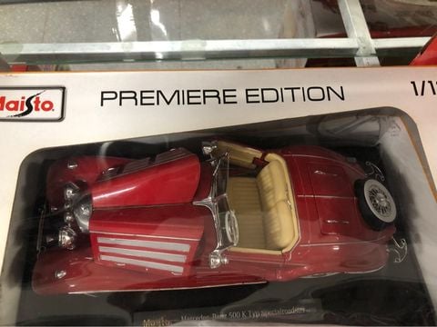 1:18 Mercedes Benz 500K Specialroader - màu đỏ 
