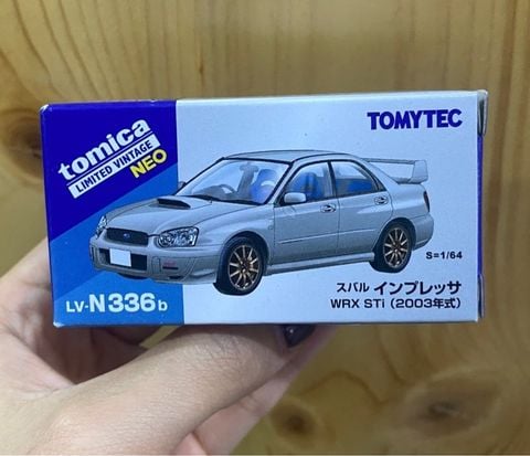  TOMYTEC LV-N336b Subaru Impreza WRX STi Silver 2003 