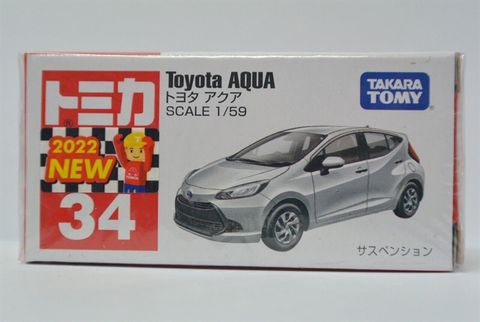  Tomica 34 Toyota Aqua 