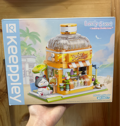  Đồ Chơi Lắp Ráp KEEPPLEY Lovely Street British Short Hair-Juice Shop K28017 