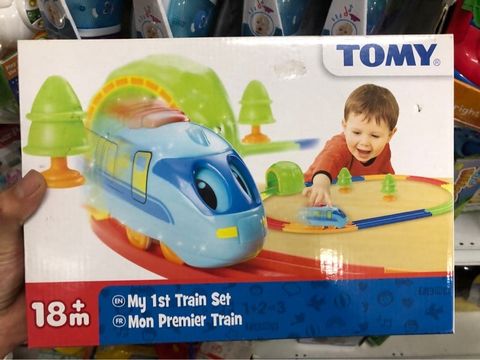  23win08 com Tàu hỏa Pull & Go Train Set Tomy 