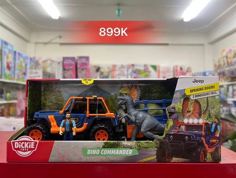  203837024 Đồ Chơi Xe Khủng Long DICKIE TOYS Dino Commander 