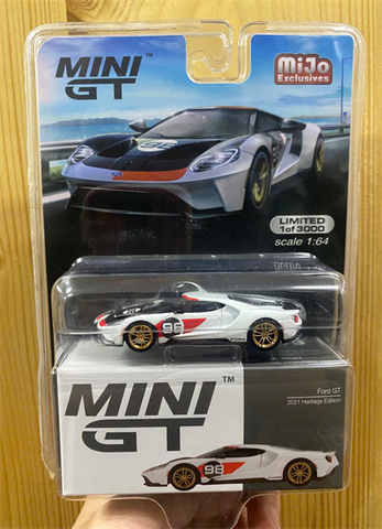  Xe Mini GT 1:64 Mijo Exclusive Ford GT 2021 Ken Miles Heritage Limited Edition 