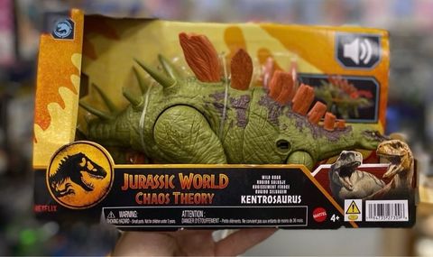  Khủng long JCL65 Jurassic World Wild Roar Kentrosaurus Action Figure 