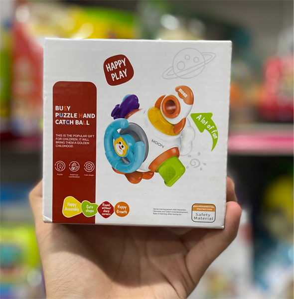 Busy Puzzle Hand Catch Ball for Kids