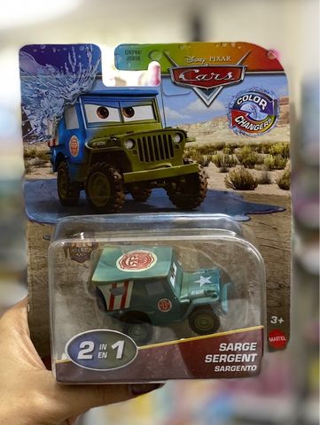  Disney Pixar Cars - Sarge Sergent (Color Changer) 