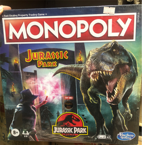  Monopoly Jurassic Park Hasbro 