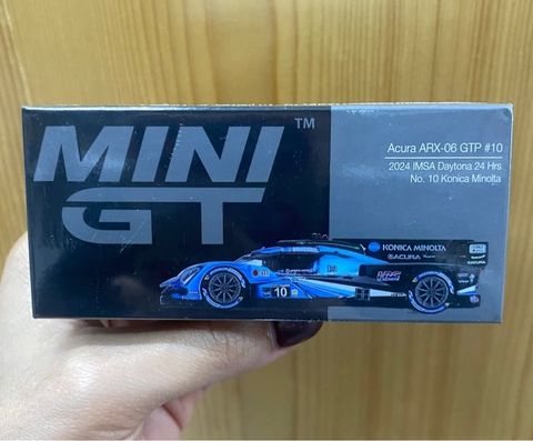  Mini GT Box Ver MGT01056 Acura ARX-06 GTP #10 Wayne Taylor Racing with Andretti 2024 IMSA Daytona 24 Hrs 
