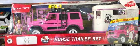  203838007 Bộ Đồ Chơi Xe DICKIE TOYS Playlife-Horse Trailer Set Pink 