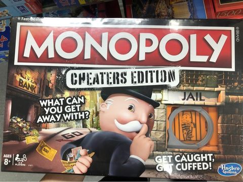  E1871 - Monopoly Cheaters Edition Board Game 