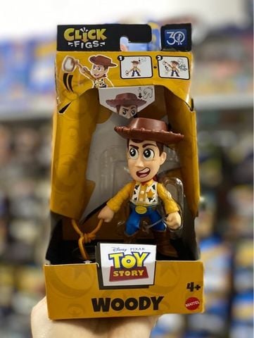  Mô hình Disney Pixar Toy Story Click Figs Sheriff Woody - 3.5inch 