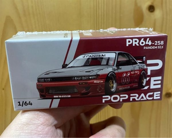  Pop Race PR640258 PANDEM SILVIA S13 - MOONTECH RED 