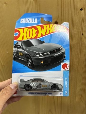  BCNR33 Hot Wheels HXR26 Basic Car, Nissan Skyline GT-R Gray 