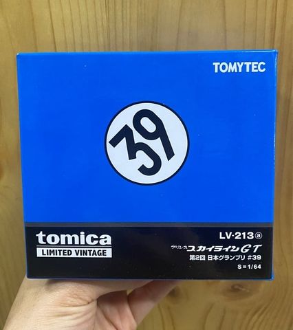  TOMYTEC LV-213a Prince Skyline GT Vol. 2 Japan Grand Prix #39 Blue 