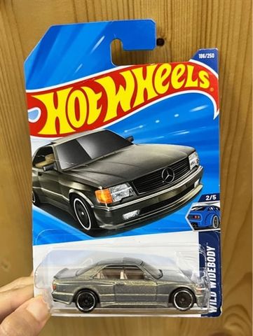  Mô hình xe JFN62 Hot Wheels 1989 Mercedes-Benz 560 SEC AMG- Gold 