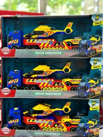  203717005 Bộ Đồ Chơi Xe Tải Cứu Hộ DICKIE TOYS Rescue Transporter 