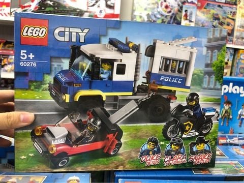  Lego City 60276 - Xe Cảnh Sát Vận Chuyển Tội Phạm 