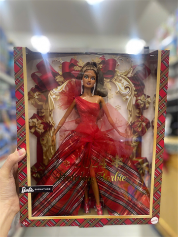  HRM67 - Barbie 2024 Holiday Barbie Dolls Seasonal Collector 