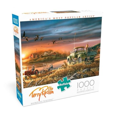  Tranh ghép Terry Redlin Patiently Waiting 1000 Piece Jigsaw Puzzle 
