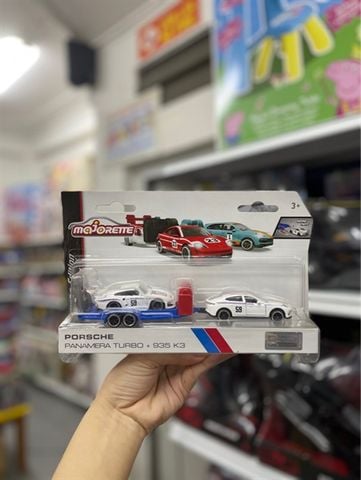  212053112 Xe Mô Hình MAJORETTE Porsche Motorsport Race Trailer, 3-asst. 