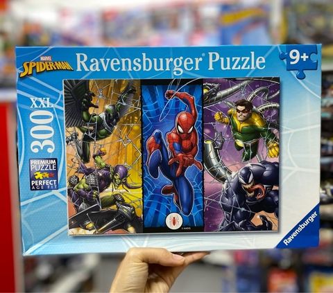  Tranh ghép Ravensburger 12001072 -Marvel Spider-Man 300pc XXL Puzzle 