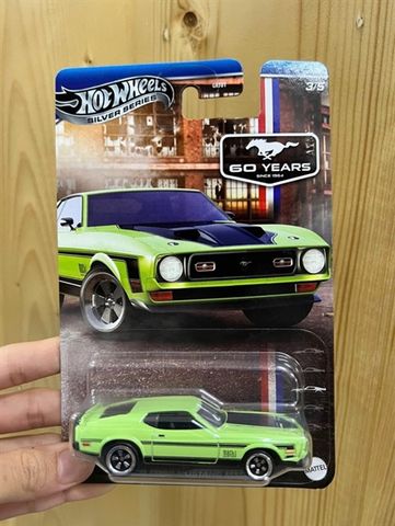  JBY52/GRT01 Mô hình siêu xe HW 71 Ford Mustang Mach I - xanh lá 