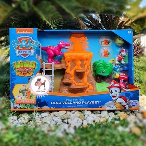 SET KHỦNG LONG NÚI LỬA PAW PATROL DINO VOLCANO 