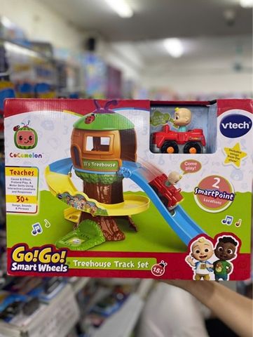  5615 VTech CoCoMelon Go! Go! Smart Wheels Treehouse Track Set 