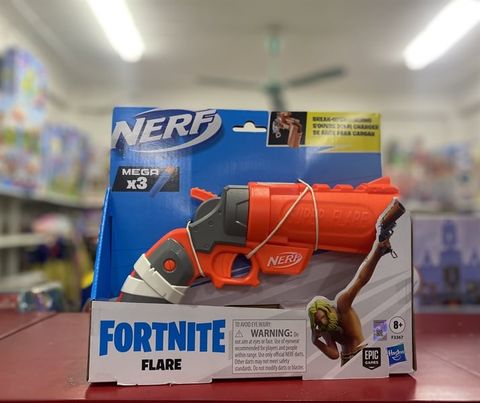 NERF FORTNITE FLARE BLASTER BREAK-OPEN LOADING 
