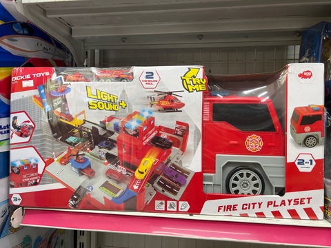  203719005 Bộ Đồ Chơi Mô Hình Cứu Hỏa DICKIE TOYS Fire City Playset 