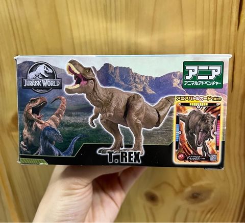  Mô hình khủng long ANIA Jurassic World T.Rex (With Battle Card) 