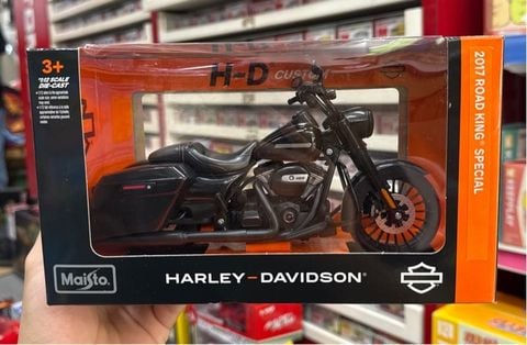  32336 Mô hình mô tô Maisto 1:12 H-D Motorcycles - 2017 Road King Special 