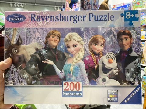  23wim Frozen 200 mảnh Panorama Ravensburger-8+-100-300 pcs-Puzzle Children-III RV128013 