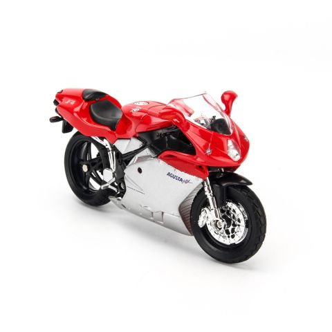  Mô hình xe mô tô MV Agusta F4S 1:18 Welly- 12153- Red 